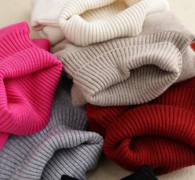 2016新款加厚女士羊絨衫短款高領套頭麻花毛衣純色修身針織打