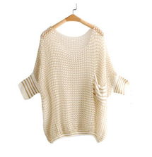 2012秋冬風(fēng)尚 金線稀疏針織套頭衫，勾勒個(gè)性大氣之美